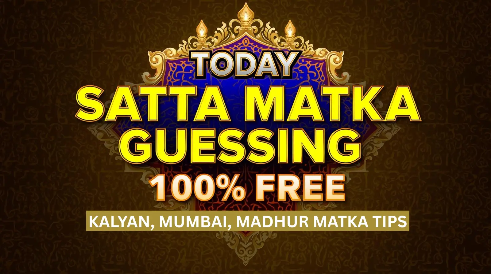 Today Satta Matka Guessing